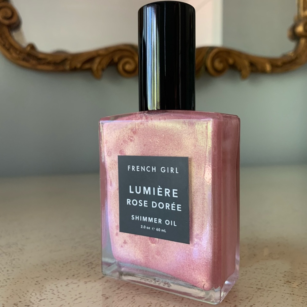 French Girl Cosmetics Rose Doree Shimmering Body Oil